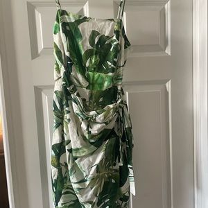 Giani Bini palm print wrap dress